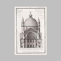 Venezia, Il Redentore, Chiesa del Redentore in Venice by Andrea Palladio. Drawing by Ottavio Bertotti Scamozzi, 1783 (Wikipedia).jpg